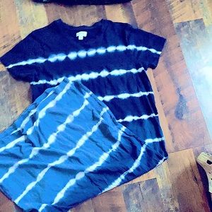 Mud pie,tie dye, midi